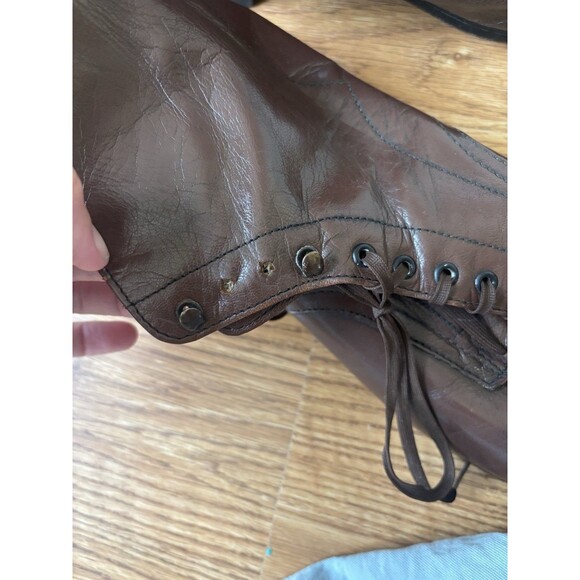 Stacy Adams Vintage Men\'s Ankle Shoes Boots Brown Leather Cap Toe Size 8 main image 8